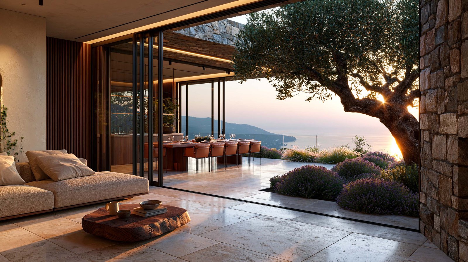 Jardin privé conçu comme un refuge botanique immersif