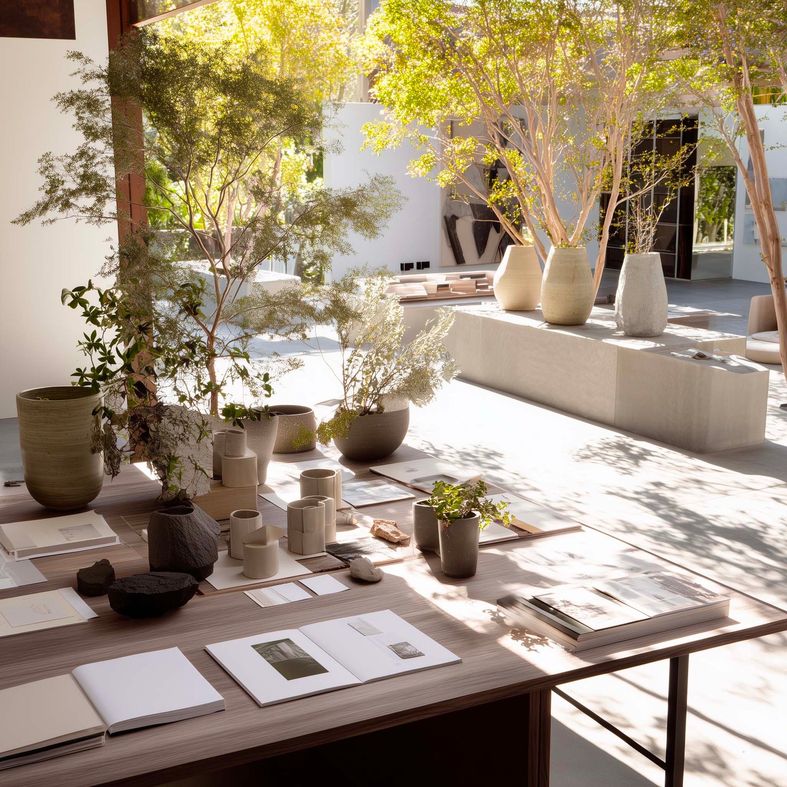 Botanical design atelier and research concepts