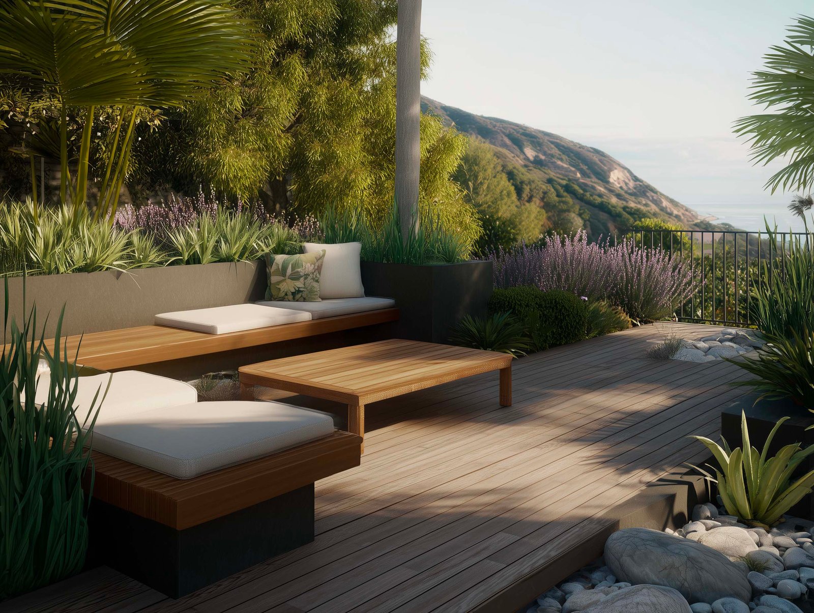 Private immersive garden retreat designed for sensory depth and restoration