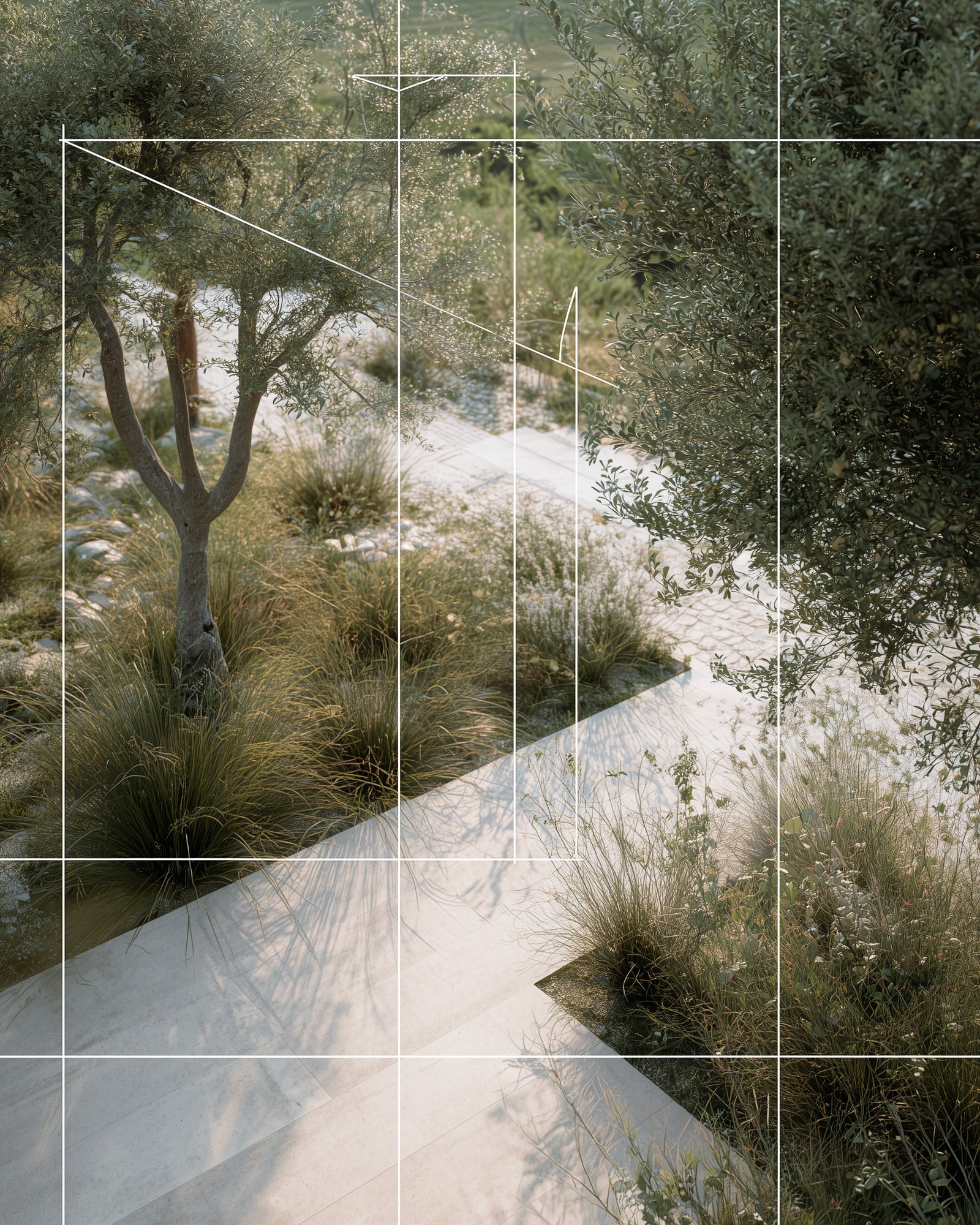 Image éditoriale verticale : lecture silencieuse de l’espace, présence, matière et direction