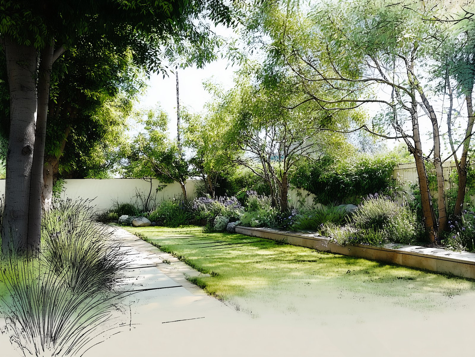 Lecture du site : hiérarchie de la lumière