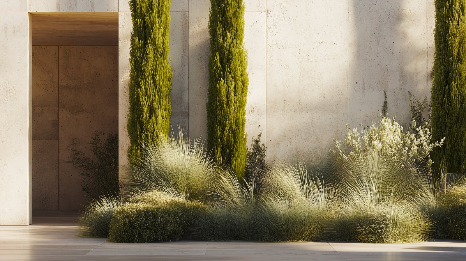 Une grammaire botanique exprimée par la structure, le rythme et la retenue