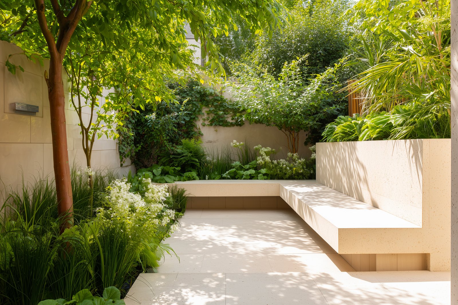 Langage resserré : palette limitée et calme spatial