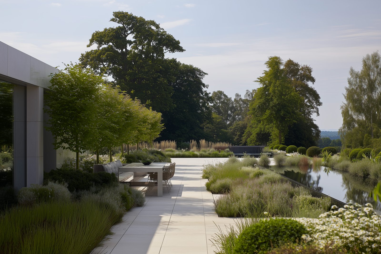 Paysage ouvert : lignes d’horizon et continuité